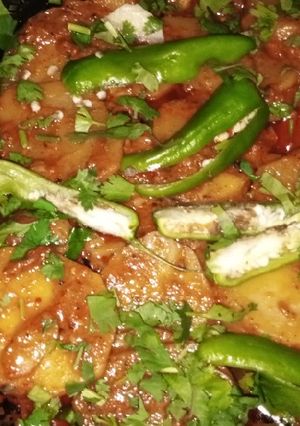 A picture of Aloo karahi masaly wali.