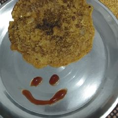 A picture of Besan chilla.