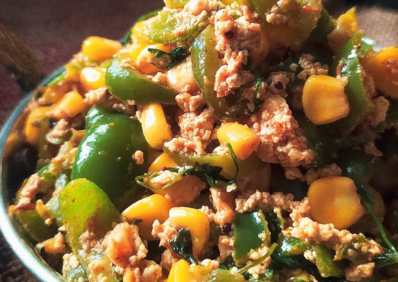 Corn Capsicum Sabji