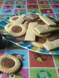 Galletitas bicolor🌝🌚 naranja y chocolate🙄