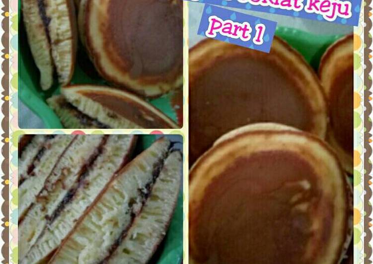 Dorayaki coklat keju (part 1)