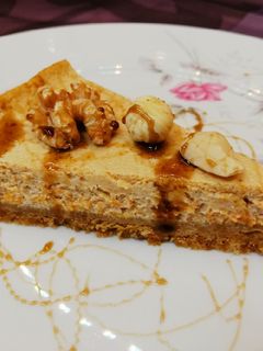 Una foto de Cheesecake de calabaza
