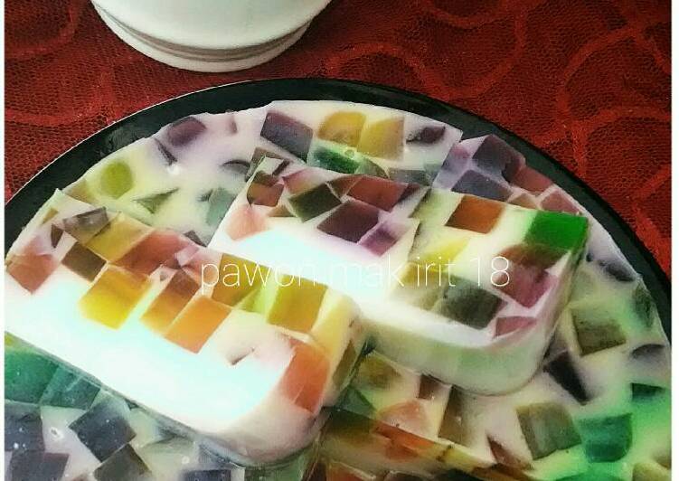 Resep Puding Mozaik Simple Irit Yang Nikmat