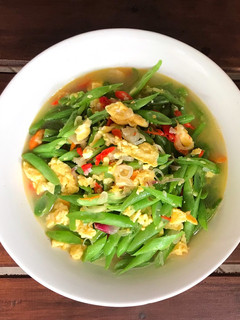 Foto resep Oseng Buncis Telur Dadar