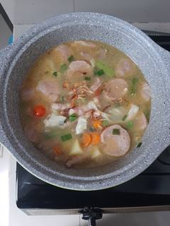 Foto resep Sayur sop bening ceker bakso