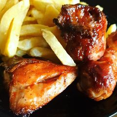 A picture of Oven grilled chicken.
