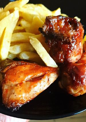 A picture of Oven grilled chicken.