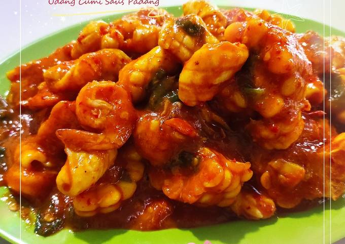 Udang Cumi Saus Padang