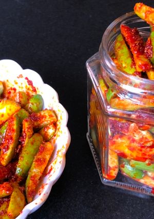ઇન્સ્ટન્ટ ટીંડોરા કેરી નું અથાણું (Instant Tindora Keri Athanu Recipe In Gujarati) રેસીપી મુખ્ય ફોટો