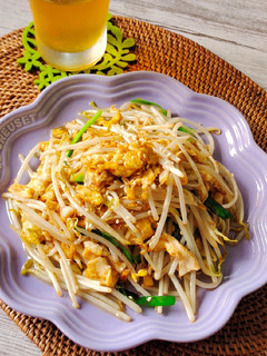 豆芽韮菜炒蛋(便當菜) 的食譜成品照片