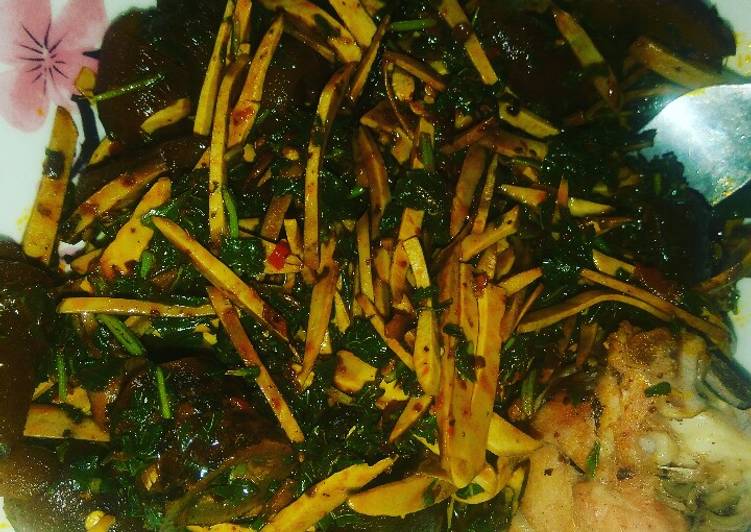 Steps to Make Tasty Ugba mixed with vegetable Cooking Basics for Newbies