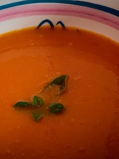 Una foto de Sopa de tomate