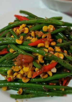 Foto resep Baby buncis lada hitam