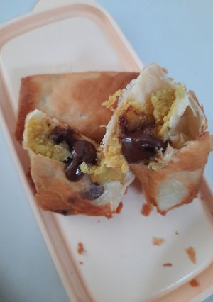 Foto resep Lumpia ubi coklat