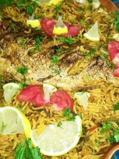صورة لوصفة مجبوس هامور بحريني