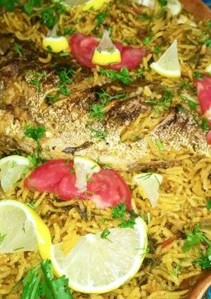 صورة لوصفة مجبوس هامور بحريني