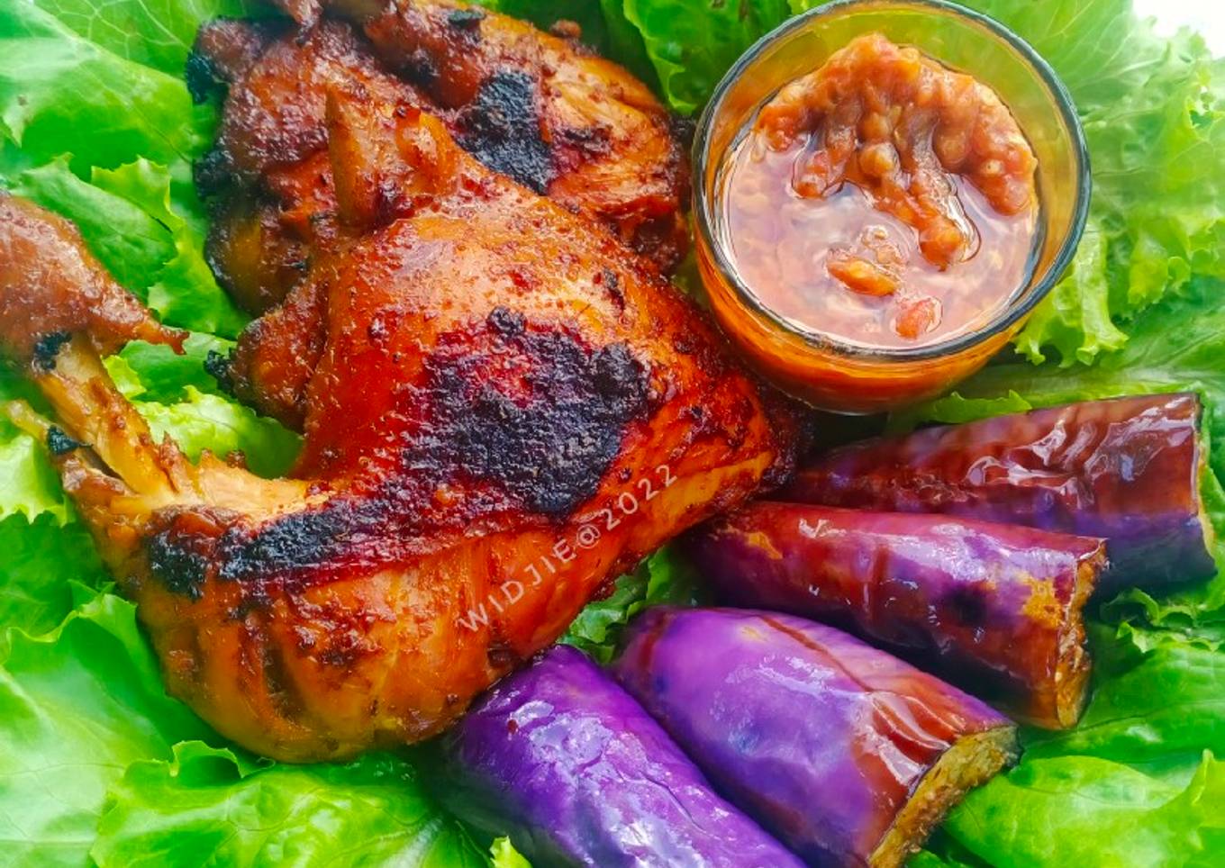 Panggang hayam jeung kécap