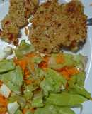 Milanesa de quinoa