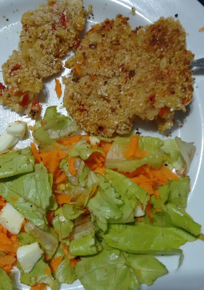Una foto de Milanesa de quinoa