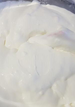 Una foto de Frosting de queso mascarpone y nata