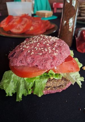 Una foto de Pan de remolacha