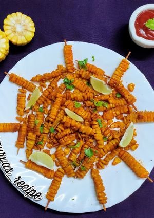 A picture of Masala Corn Fries.