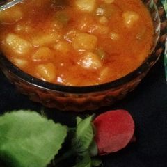 A picture of SHIMLA MIRCH,TIMATAR ALOO.