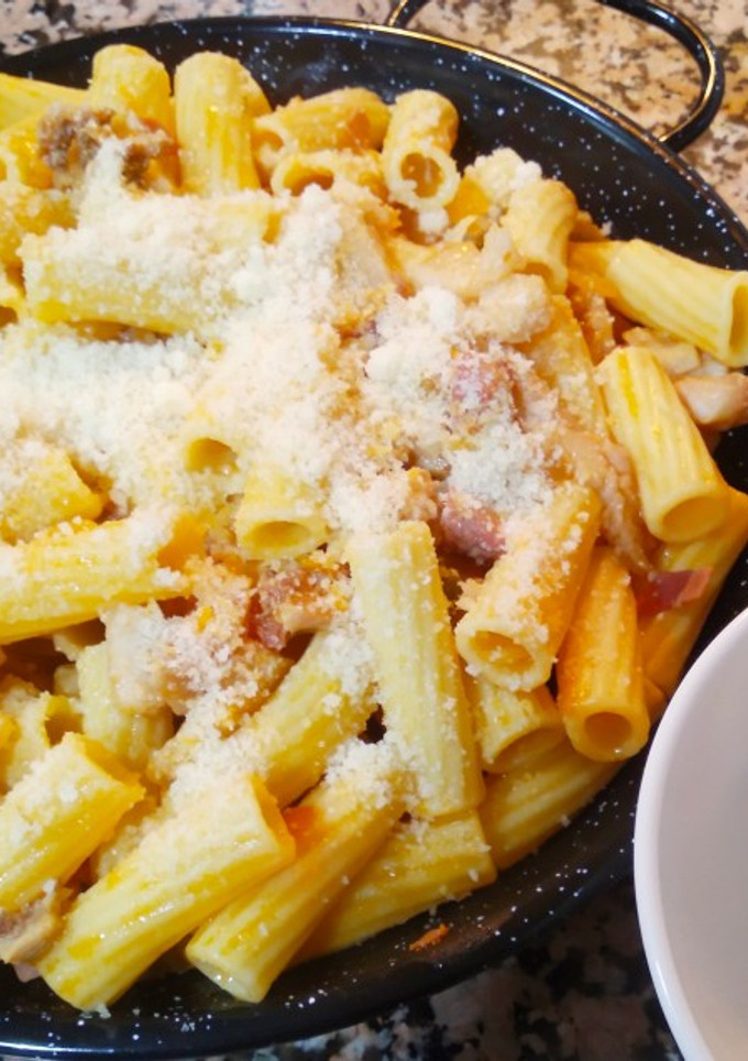 Una foto de Pasta a la Amatriciana