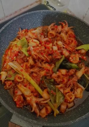 Foto resep Cumi Asin Daun Jeruk
