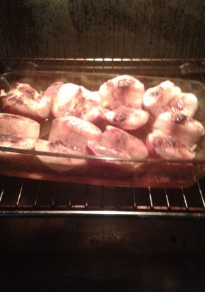 Una foto de Manzanas asadas