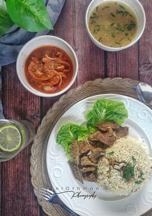 Gambar Nasi Daging Air Asam Utara