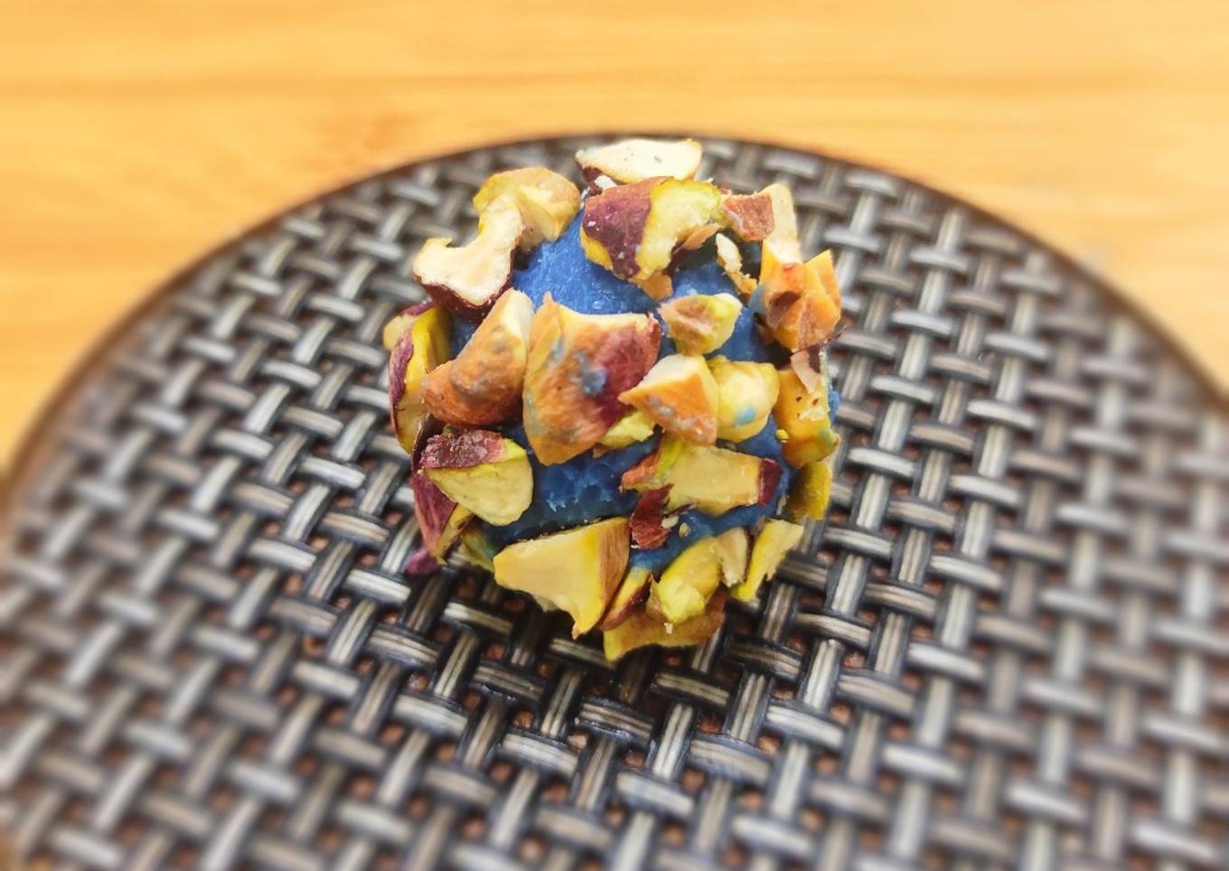 Blueberry Pistachio Truffles