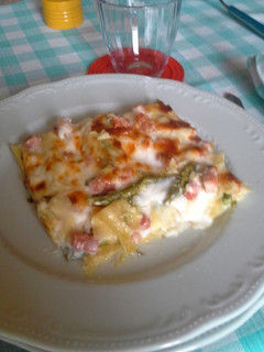 Foto di PASTICCIO DI FINOCCHI ASPARAGI e con lo speck