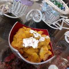 A picture of Nigori halwa.