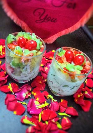 লোডেড্ ফ্রুট ডিলাইট (loaded fruit delight recipe in Bengali) রেসিপির প্রধান ছবি