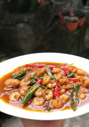 Foto resep Udang saos steak simple