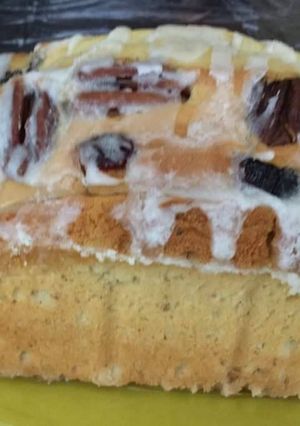Una foto de Pastel de frutas Navideño