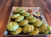 A picture of palak puris