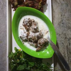 A picture of Falhari pakodi.