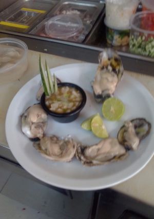 Una foto de Platillo de ostiones