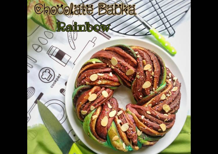 Chocolate Babka Rainbow