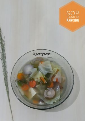 Foto resep Sop Jamur Kancing