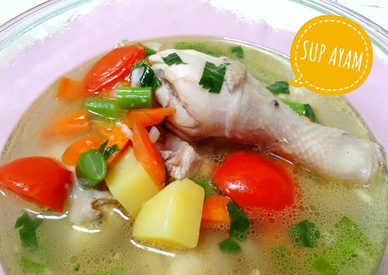 Sup Ayam Bawang Putih