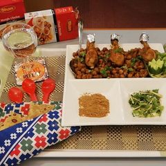 A picture of Murgh cholay.