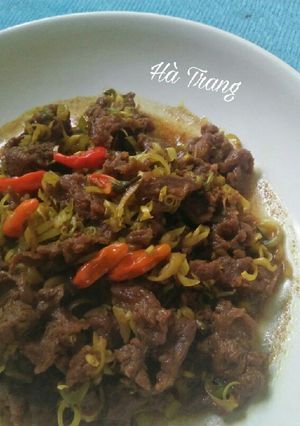 Hình của món Thịt Bò Kho Sả Ớt.