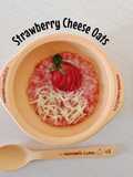 Strawberry Cheese Oats | MPASI 8 Month +