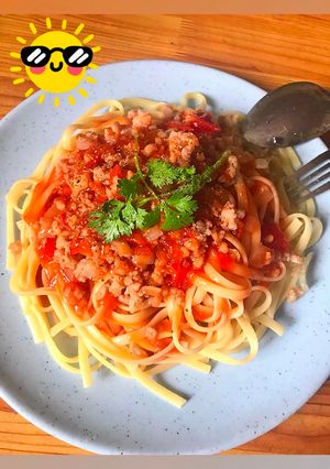 Hình của món Spaghetti (Mì Ý).