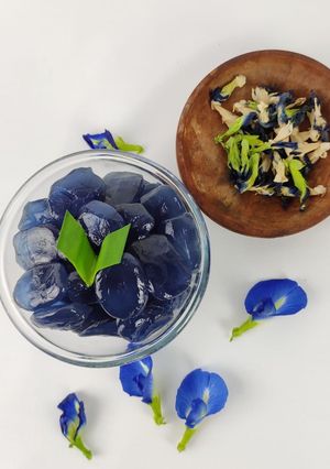 Foto resep Manisan Kolang-Kaling Biru Telang
