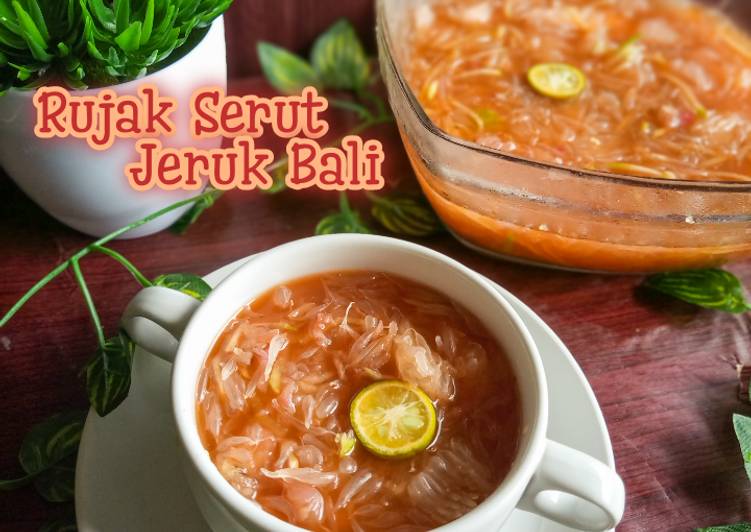 Bagaimana Membuat Rujak Serut Jeruk Bali yang Enak