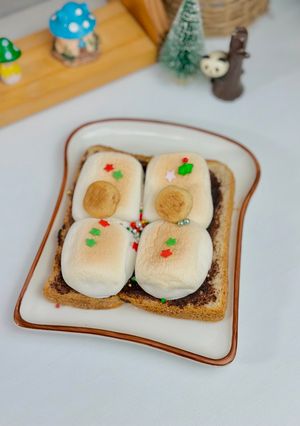 Foto resep Hazelnut Marshmallow Toast 🍞